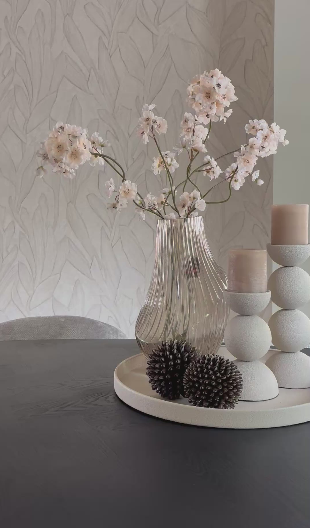 Video laden: Kandelaren beige | Japandi kandelaren | Kandelaar Ruby